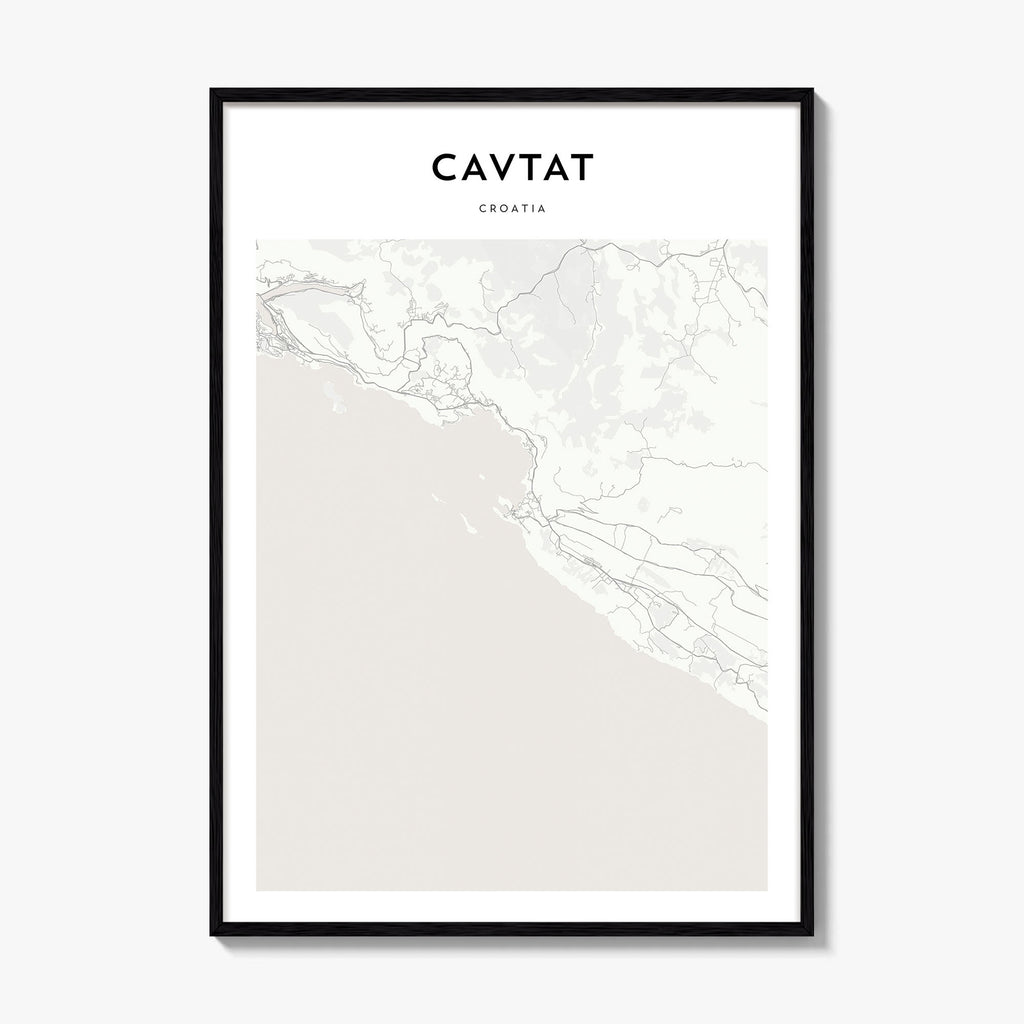 Cavtat Map Poster