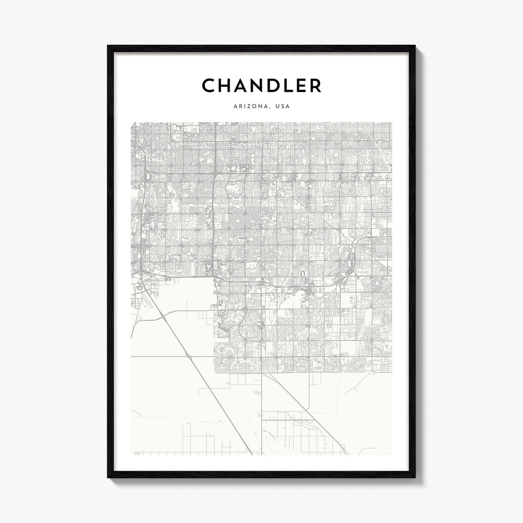 Chandler Map Poster