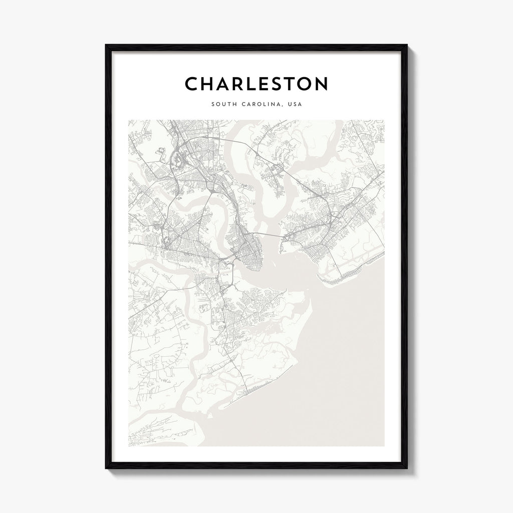Charleston Map Poster