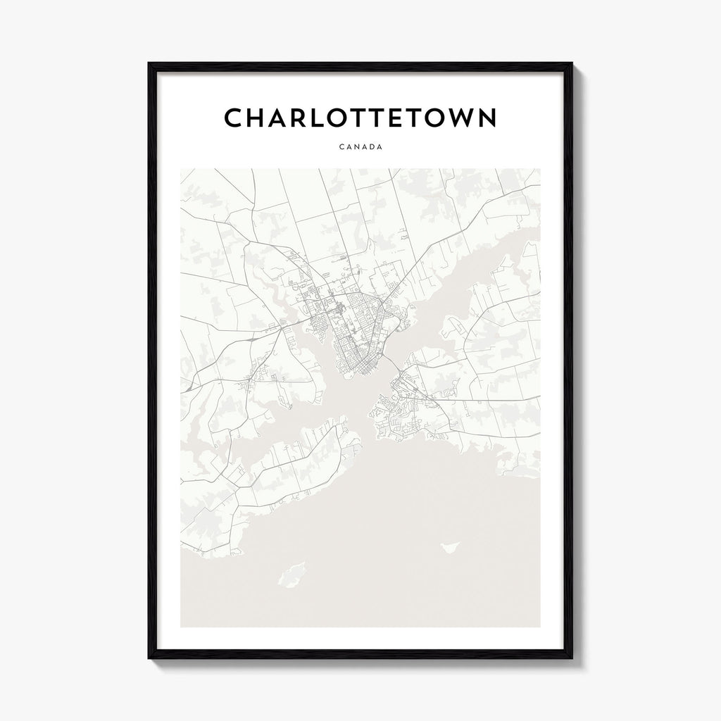Charlottetown Map Poster