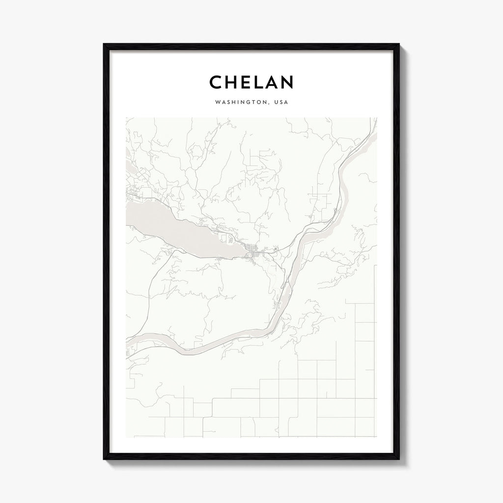 Chelan Map Poster
