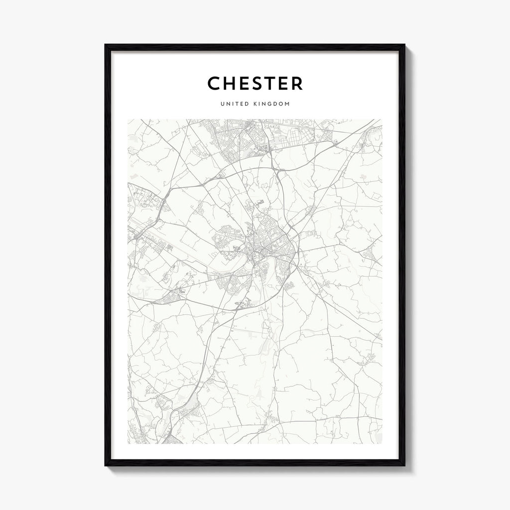 Chester Map Poster