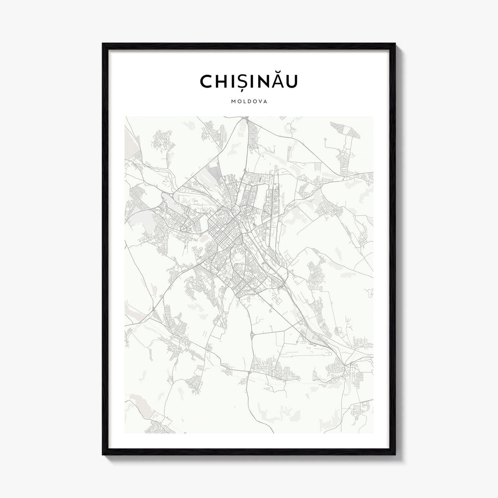 Chisinau Map Poster