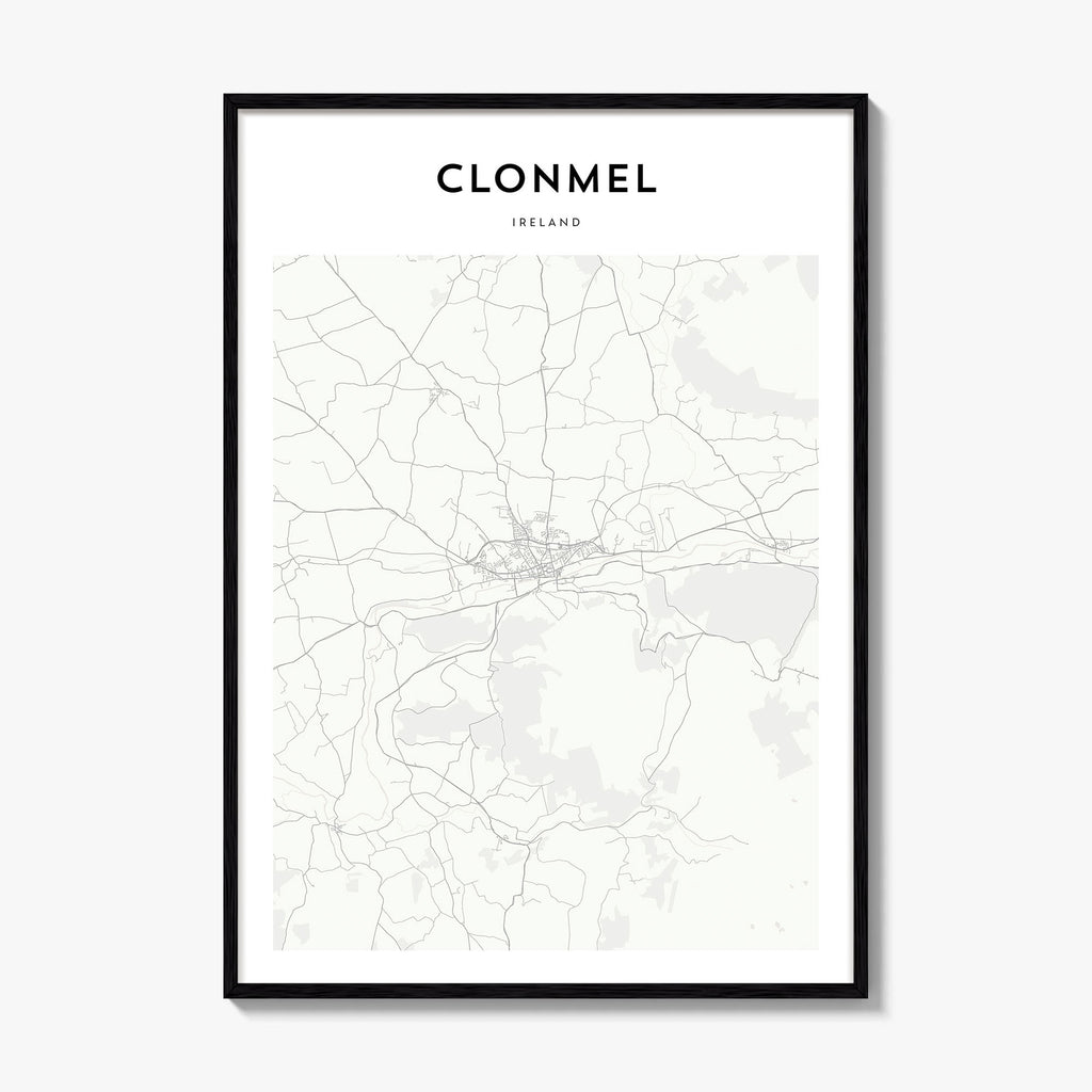 Clonmel Map Poster