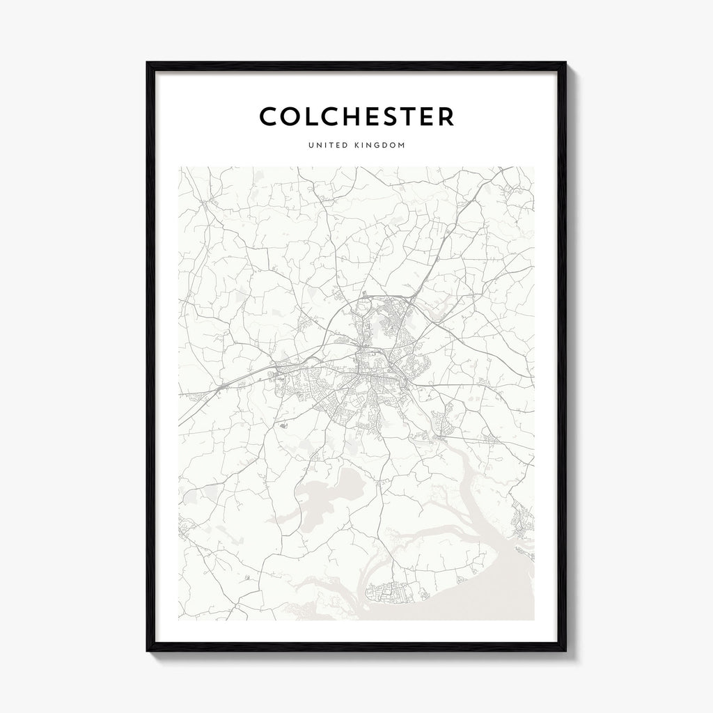 Colchester Map Poster