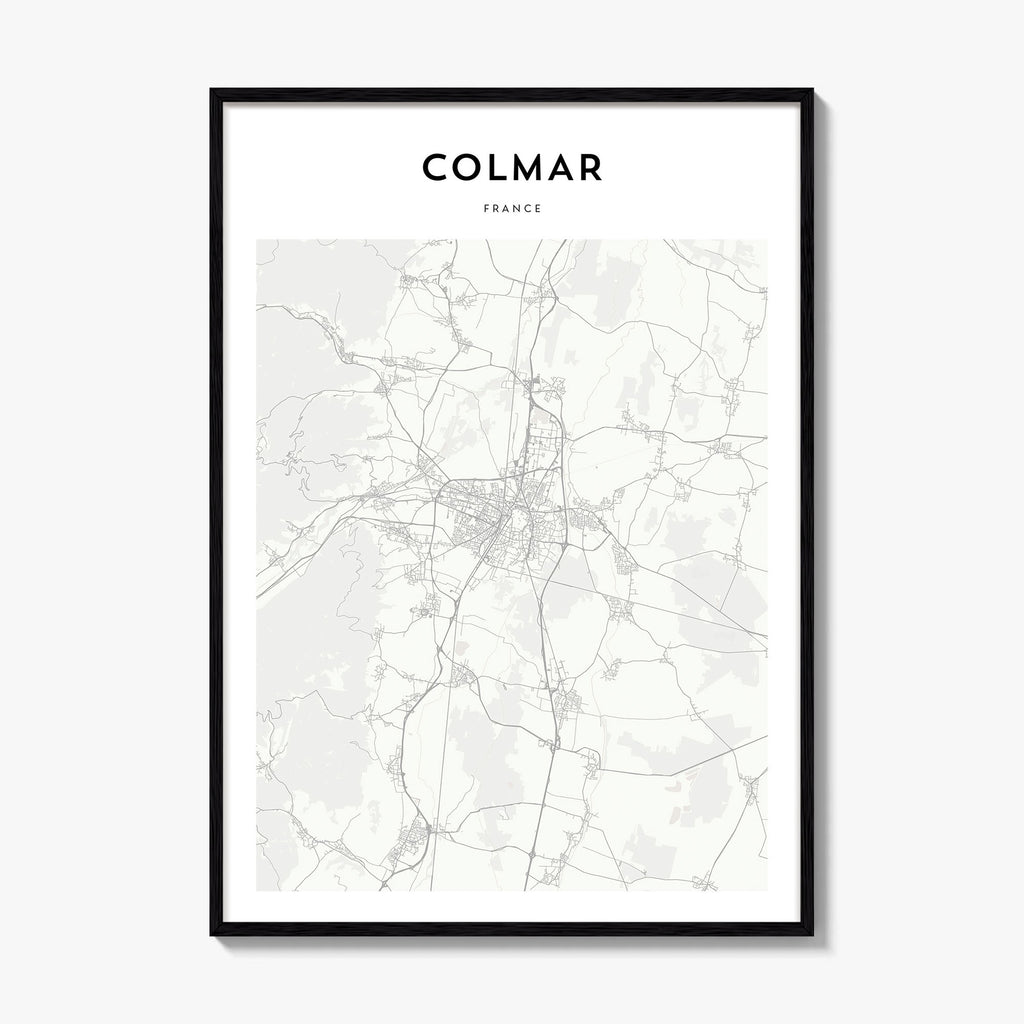 Colmar Map Poster