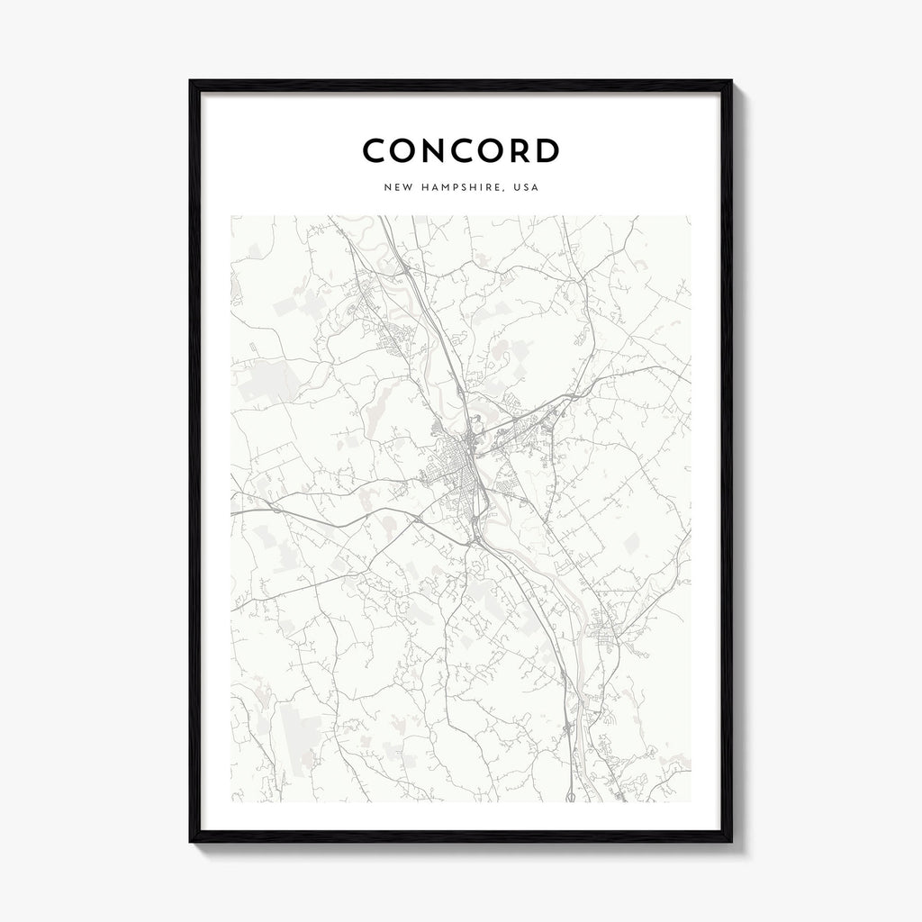 Concord Map Poster