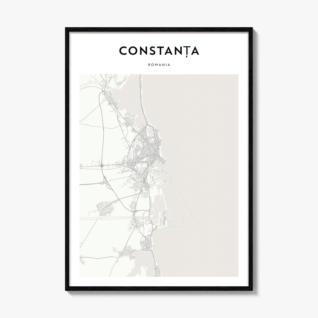 Constanta Map Poster