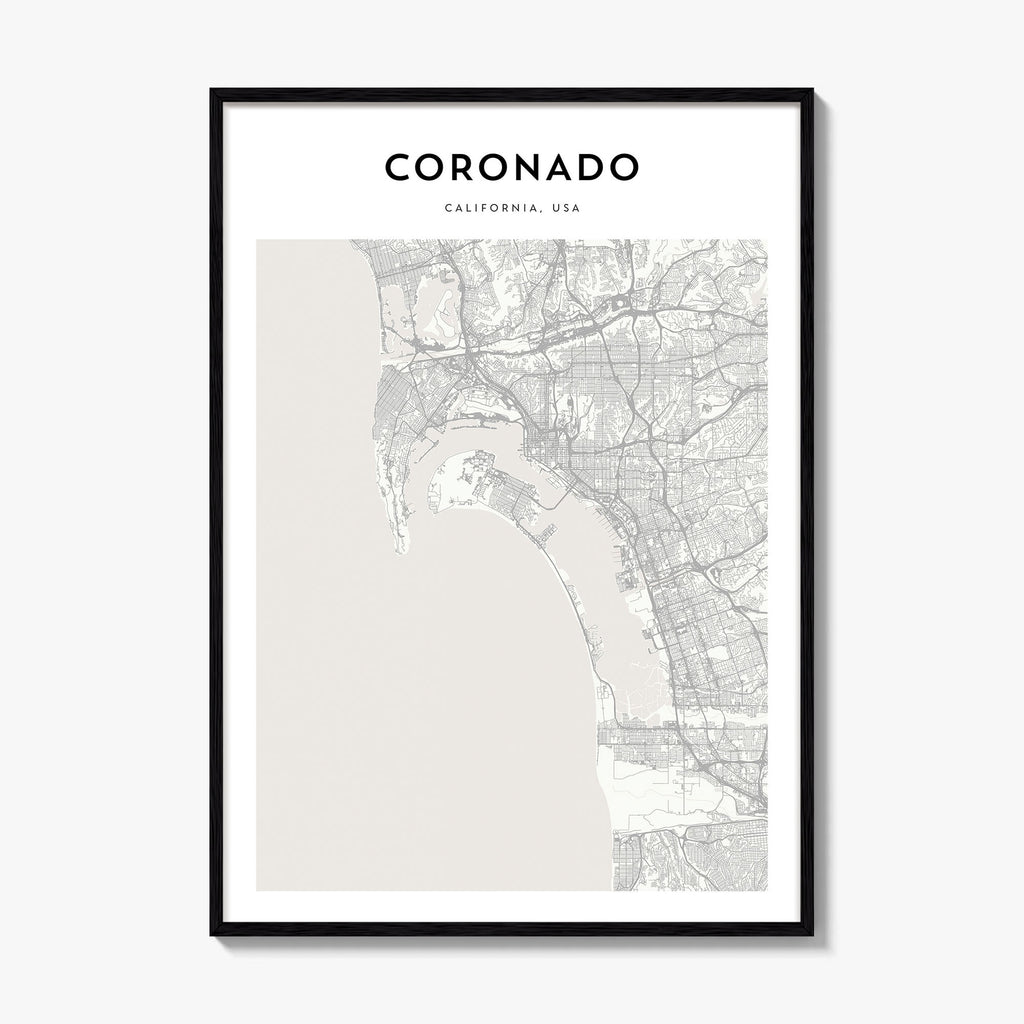 Coronado Map Poster