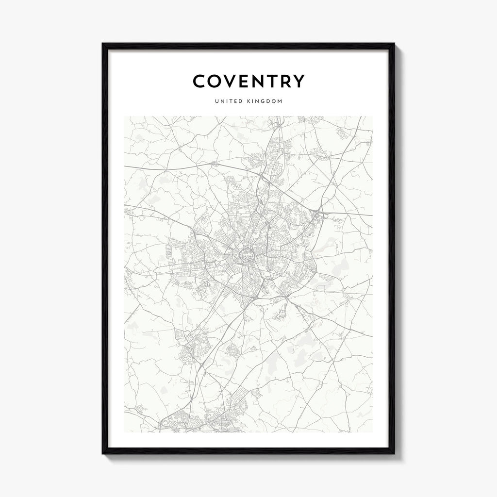 Coventry Map Poster