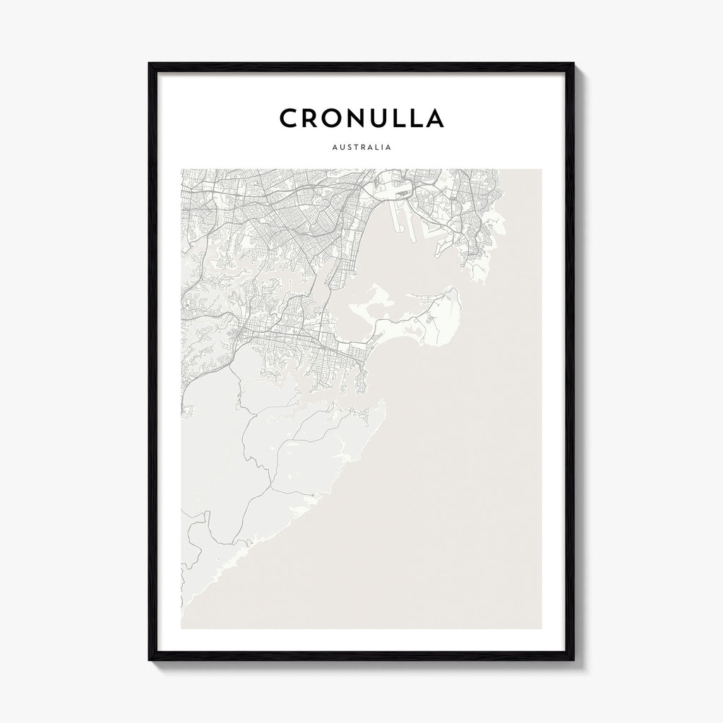 Cronulla Map Poster