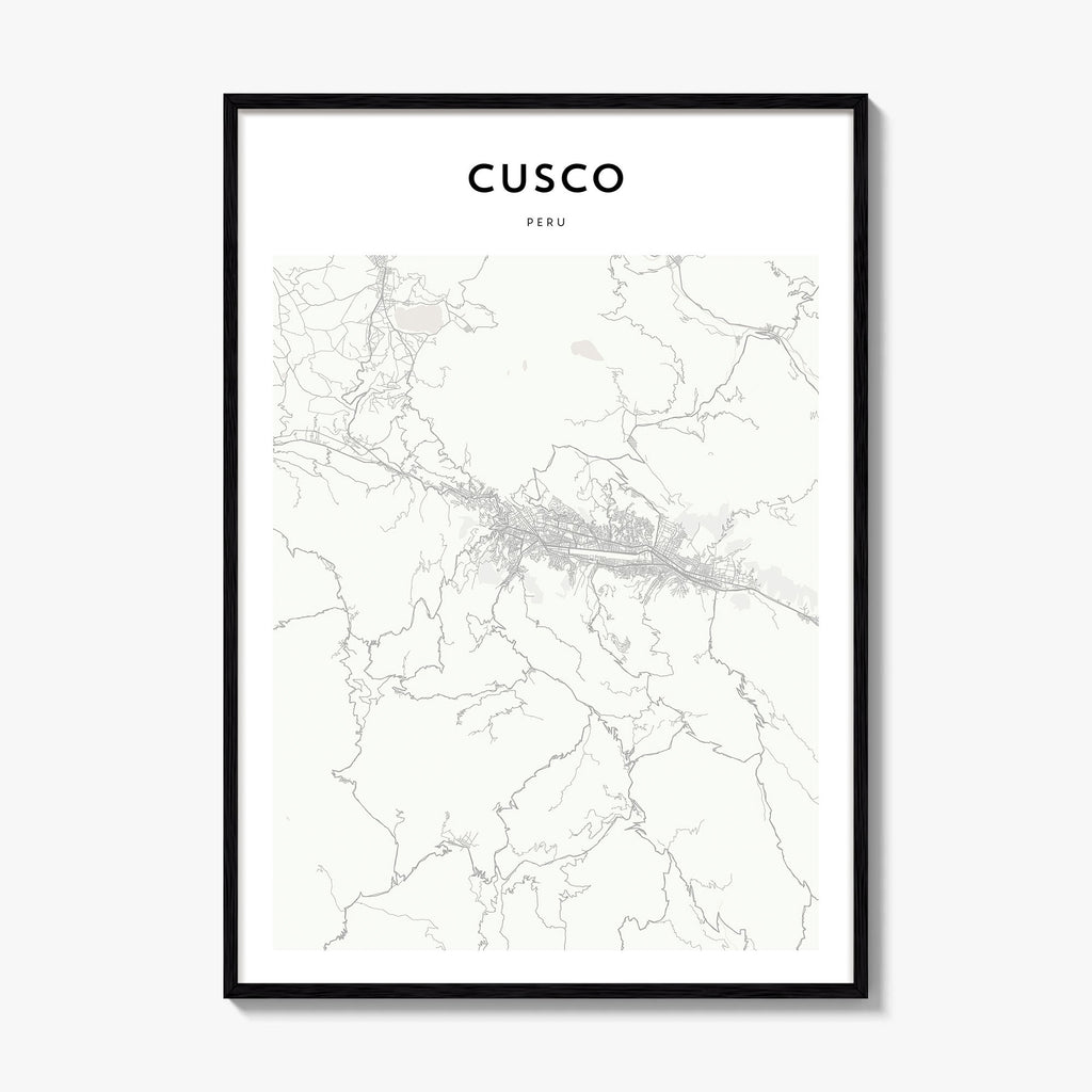 Cusco Map Poster