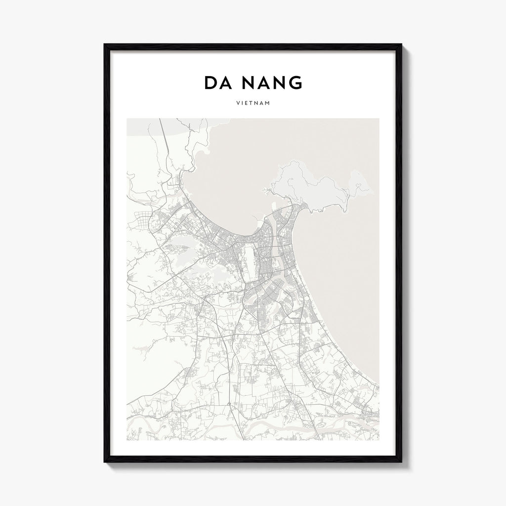 Da Nang Map Poster