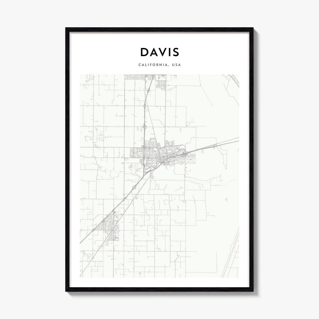 Davis Map Poster