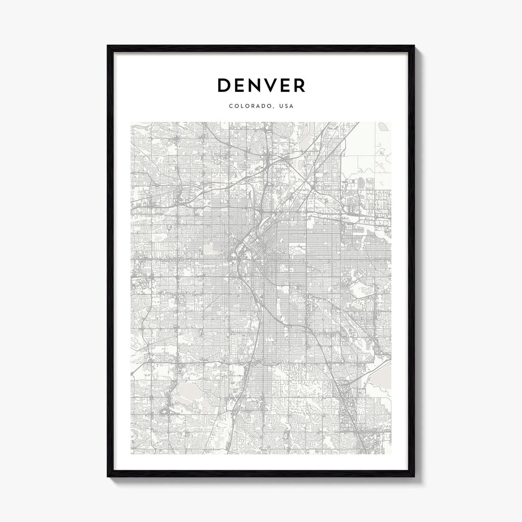 Denver Map Poster