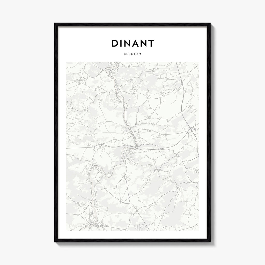 Dinant Map Poster