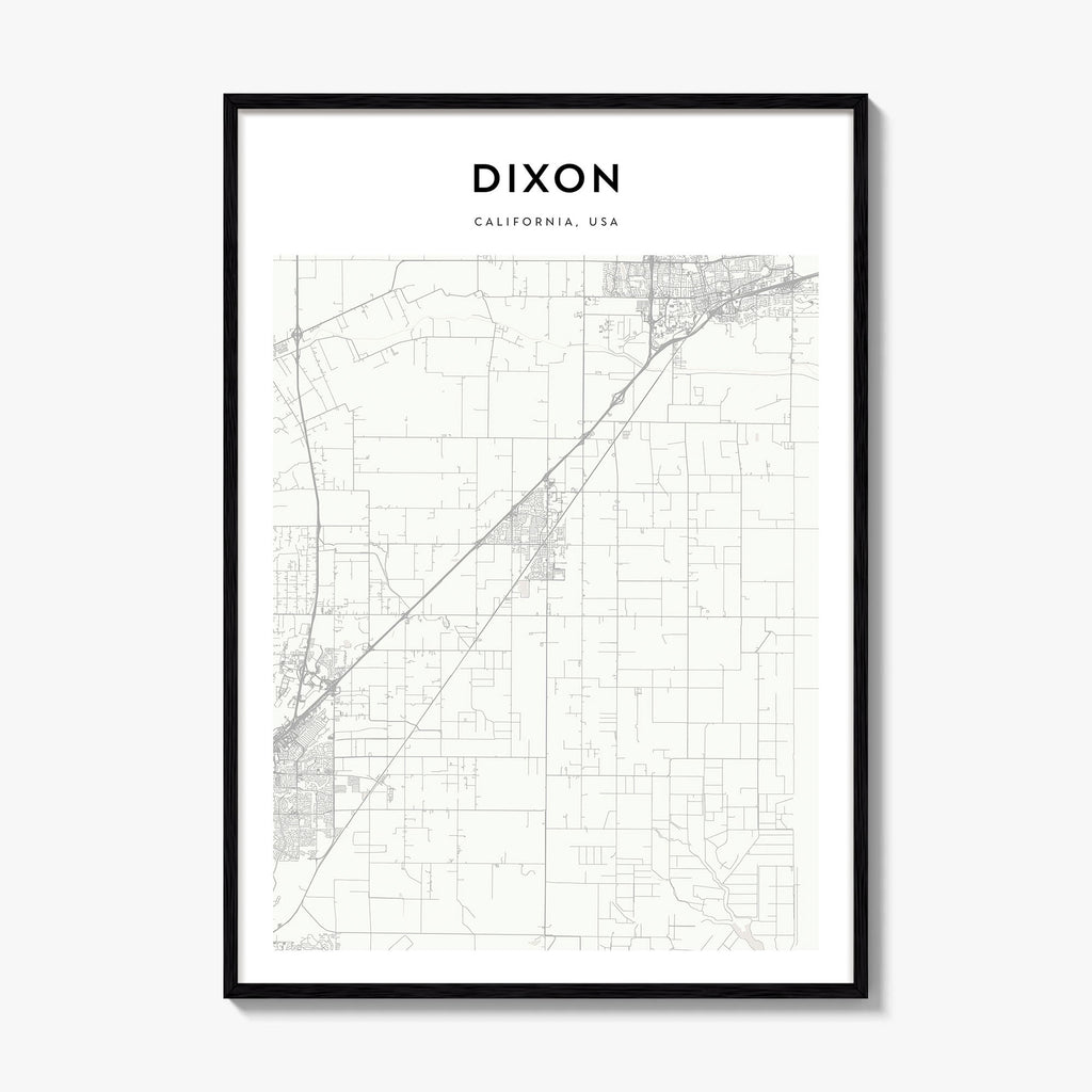 Dixon Map Poster