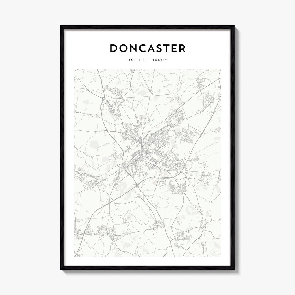 Doncaster Map Poster