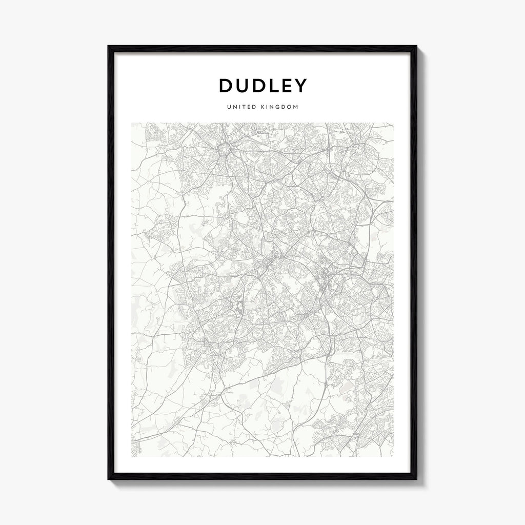 Dudley Map Poster
