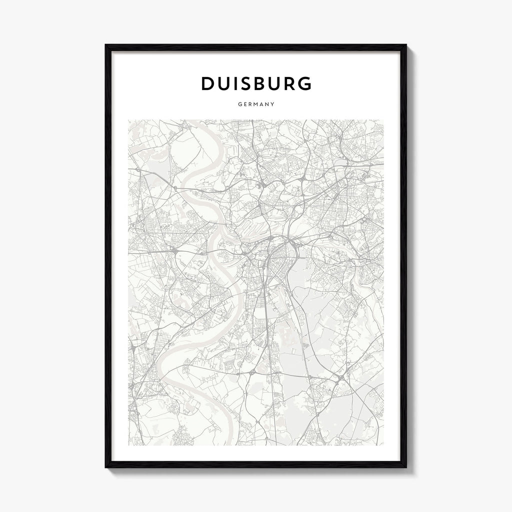Duisburg Map Poster