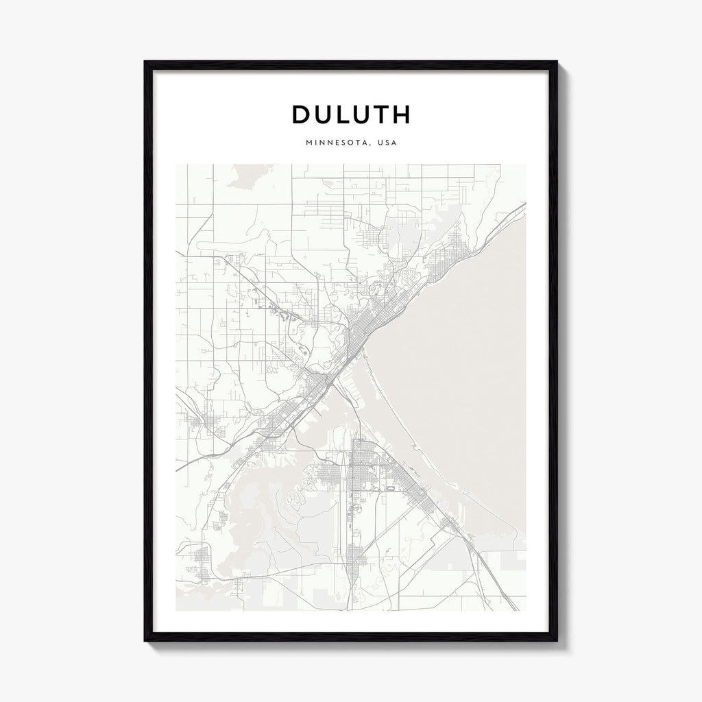 Duluth Map Poster