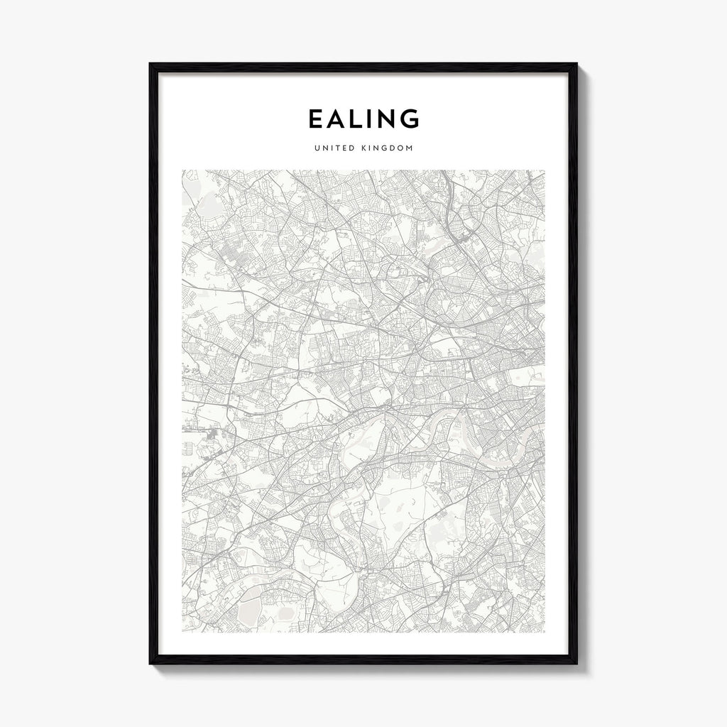 Ealing Map Poster