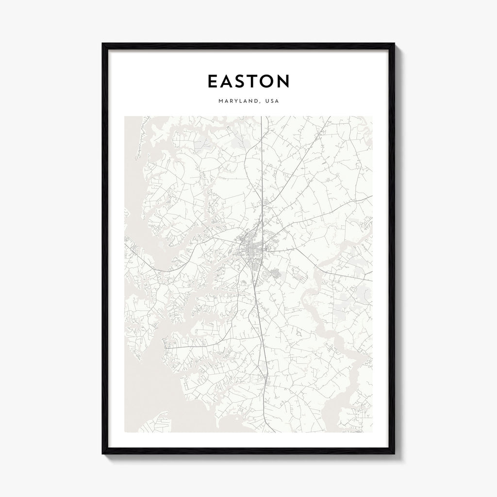 Easton Map Poster