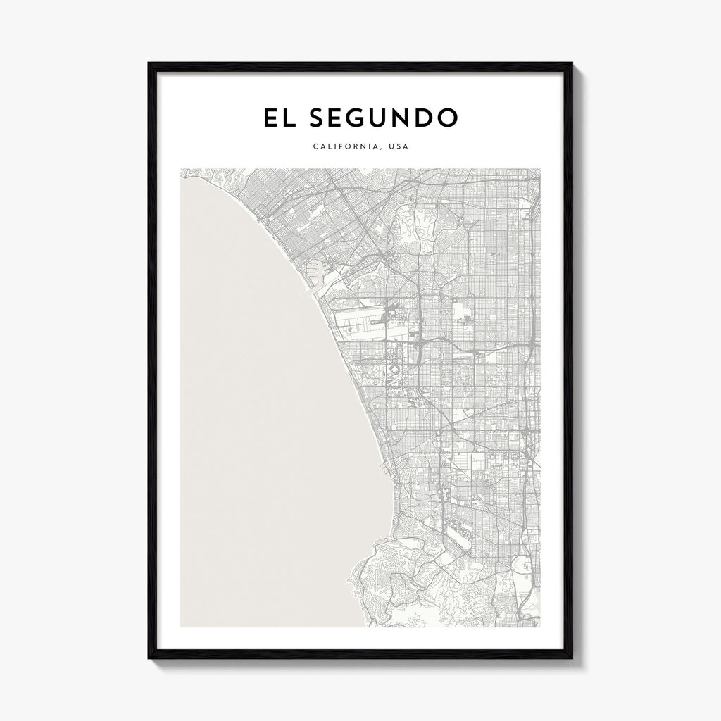 El Segundo Map Poster