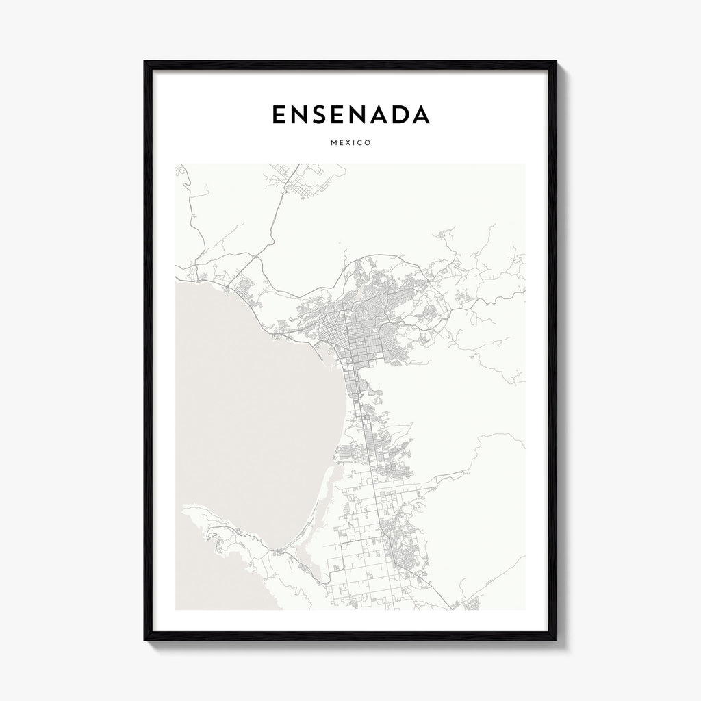 Ensenada Map Poster