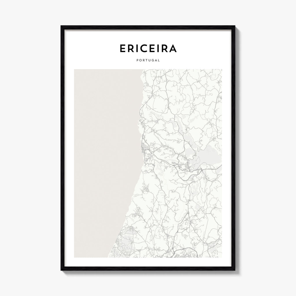 Ericeira Map Poster