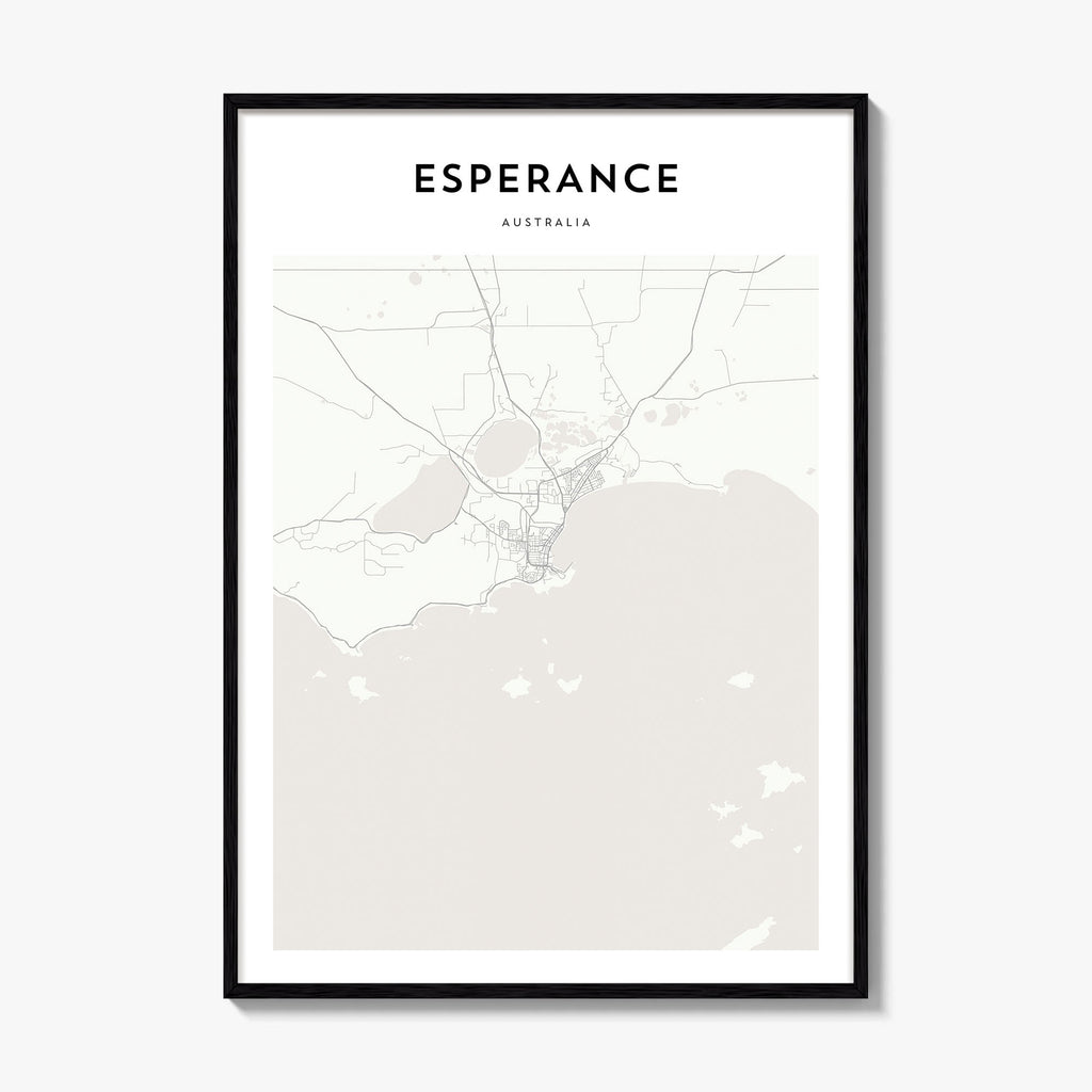 Esperance Map Poster