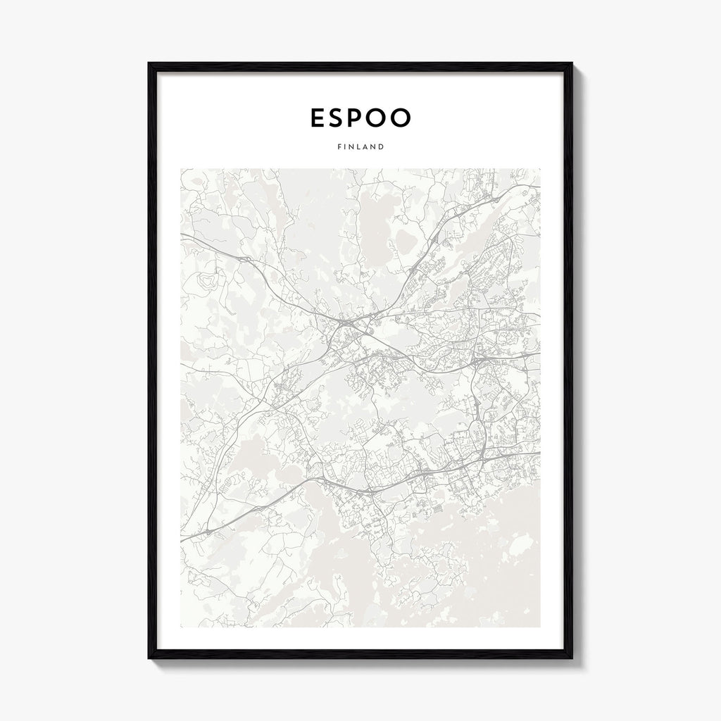 Espoo Map Poster