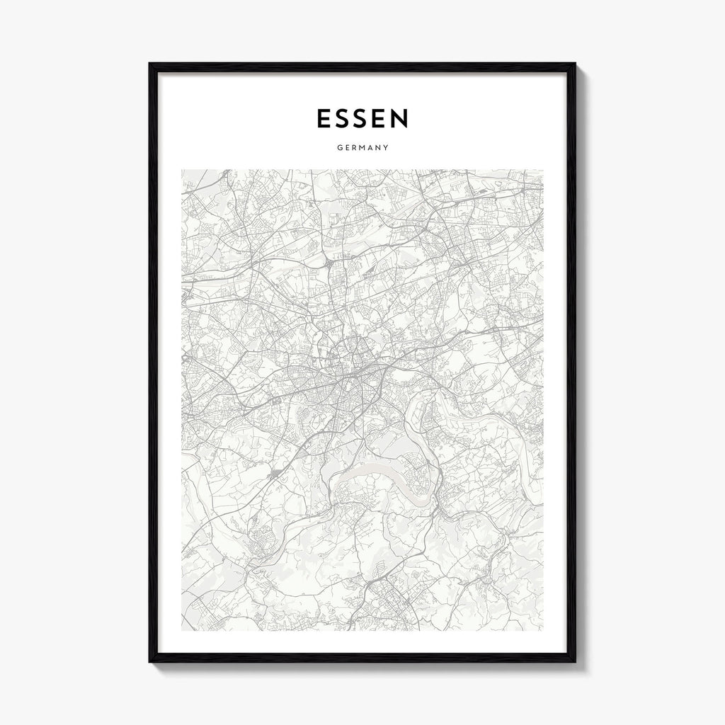 Essen Map Poster