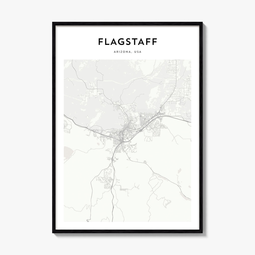 Flagstaff Map Poster