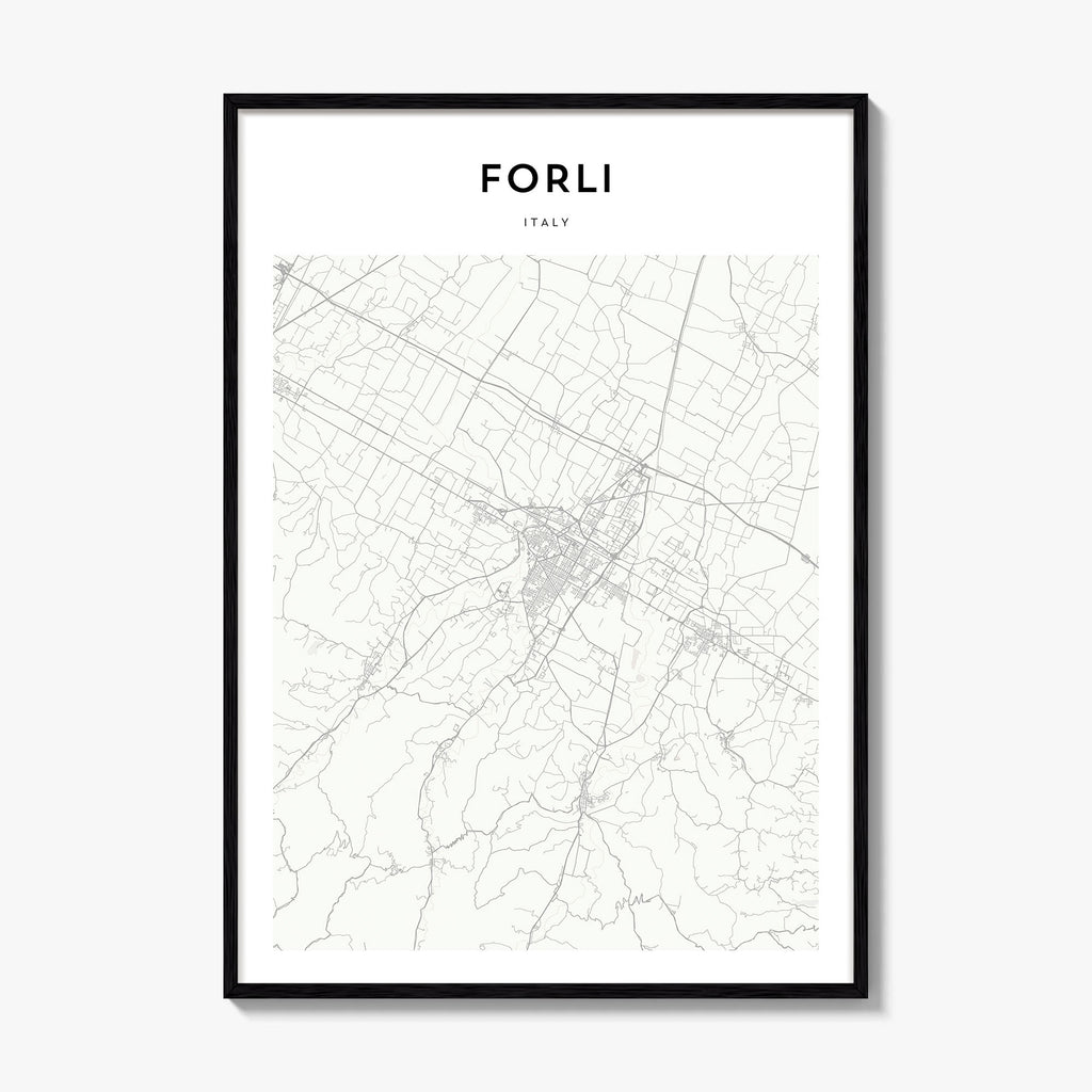 Forli Map Poster