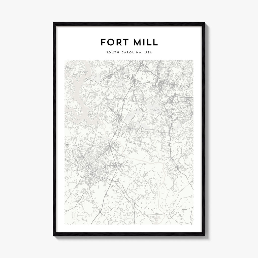 Fort Mill Map Poster