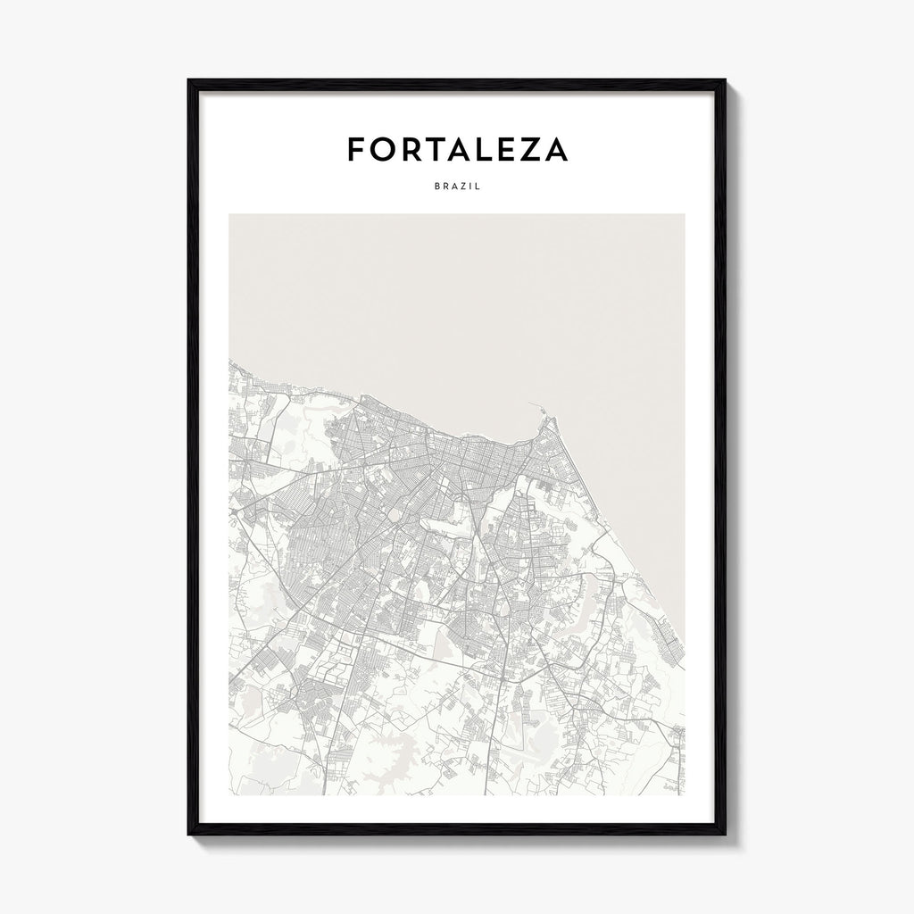 Fortaleza Map Poster