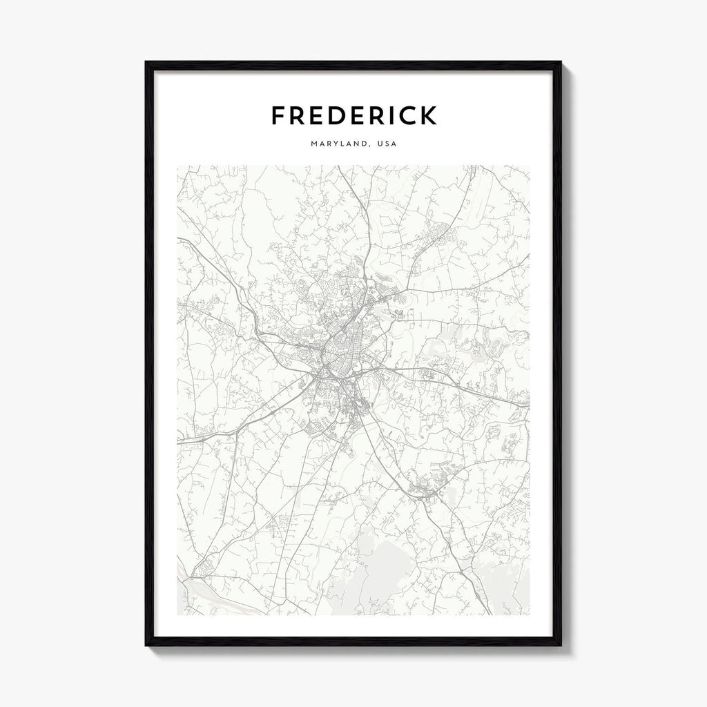 Frederick Map Poster