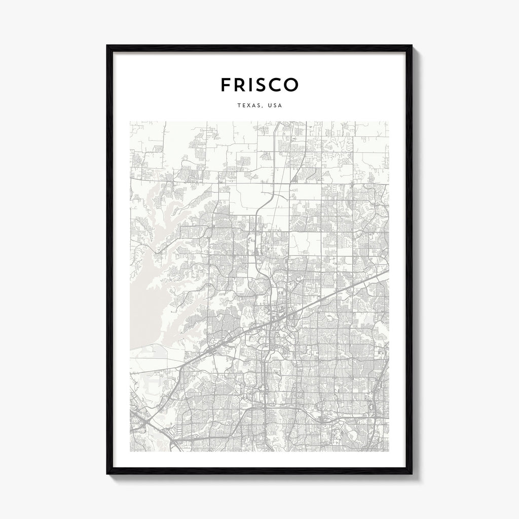 Frisco Map Poster