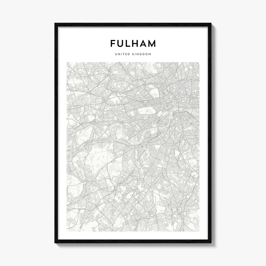 Fulham Map Poster