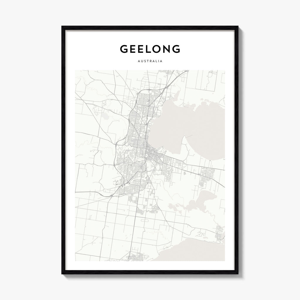 Geelong Map Poster