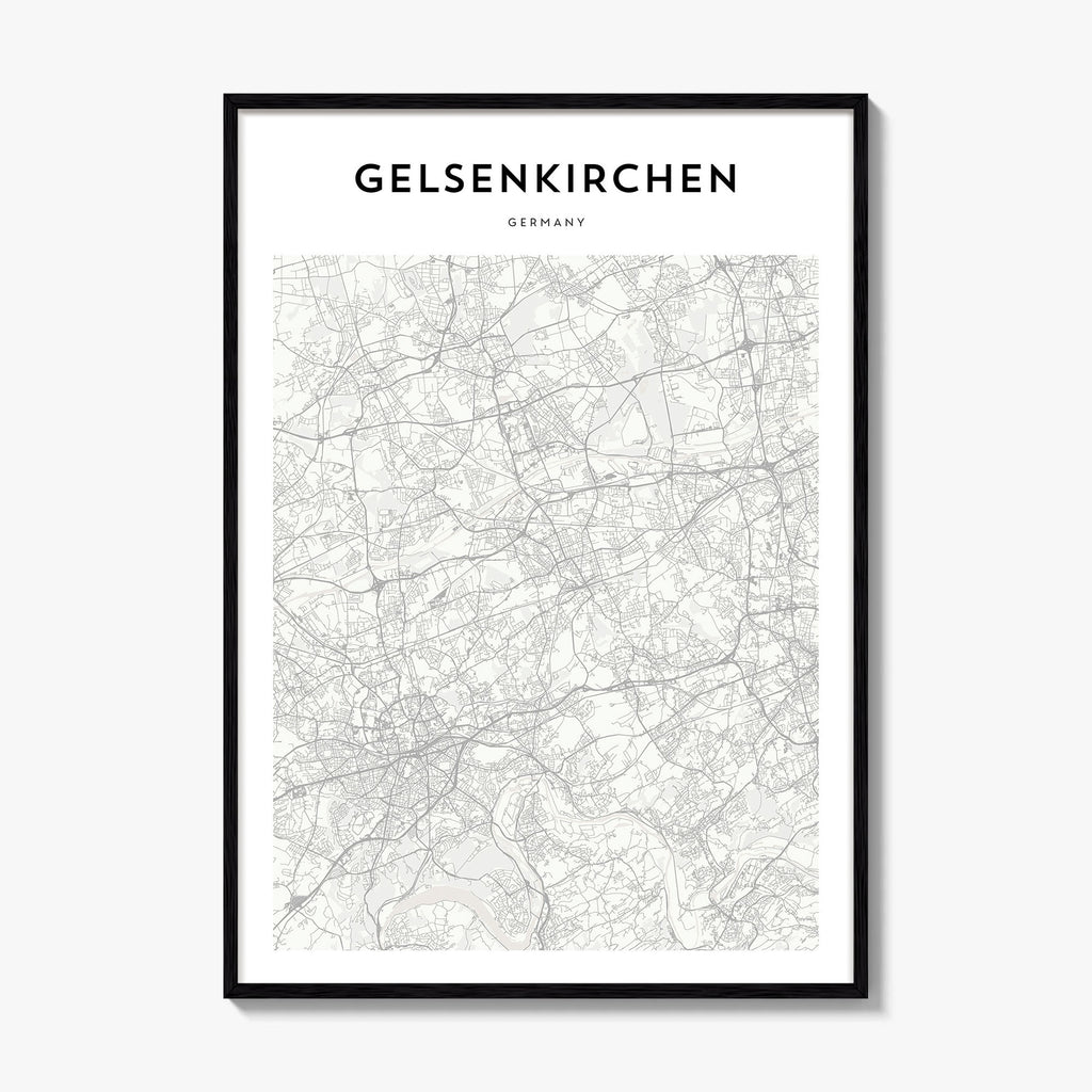 Gelsenkirchen Map Poster