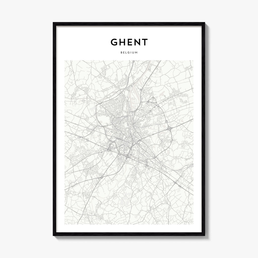 Ghent Map Poster