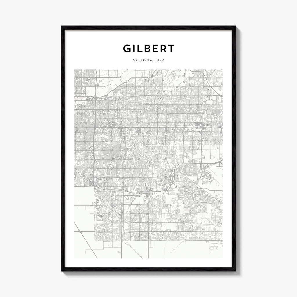 Gilbert Map Poster