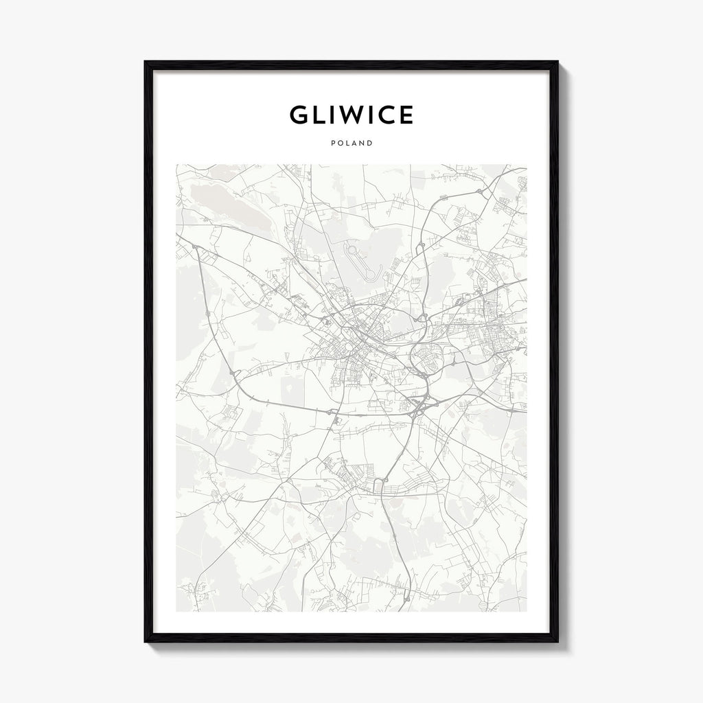 Gliwice Map Poster