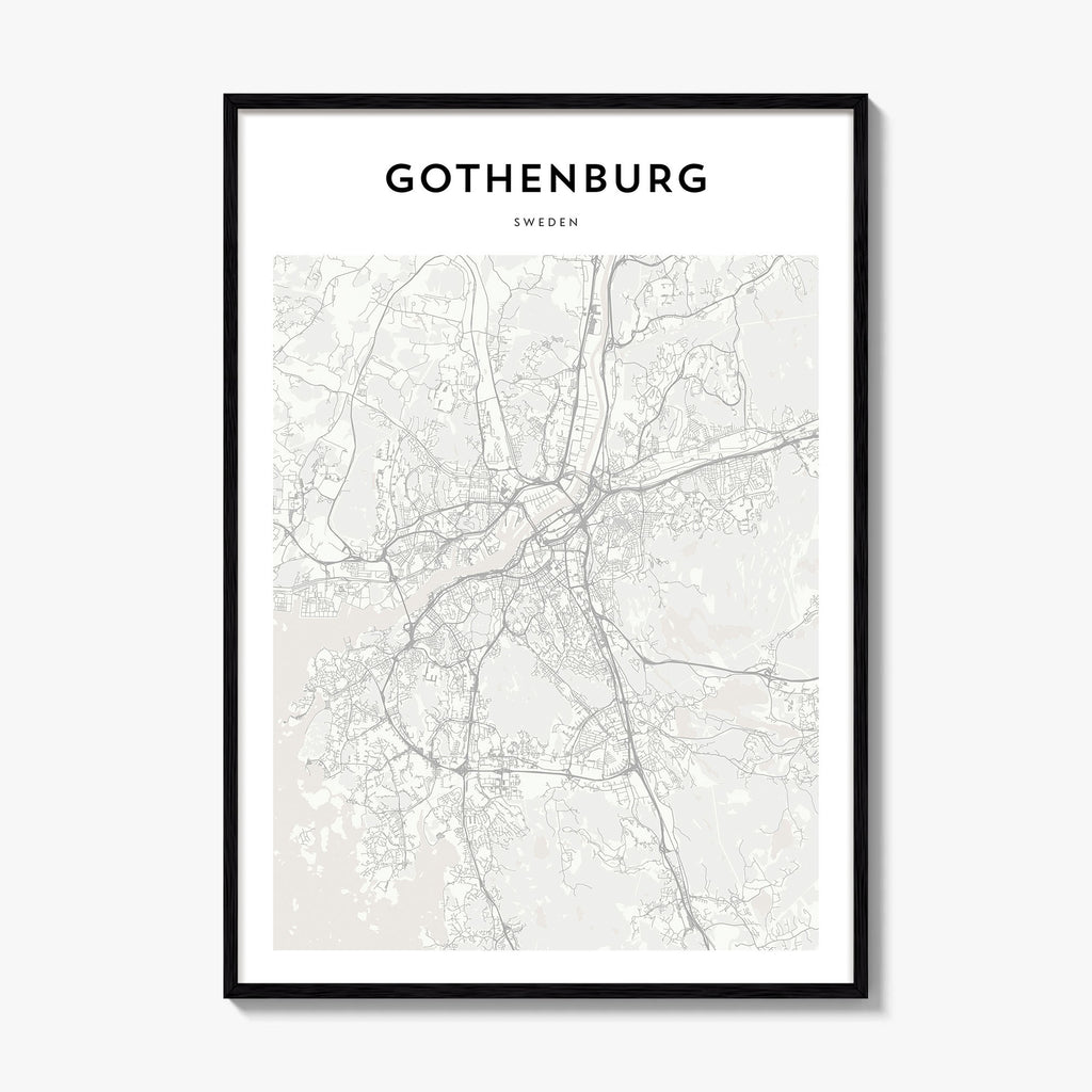 Gothenburg Map Poster