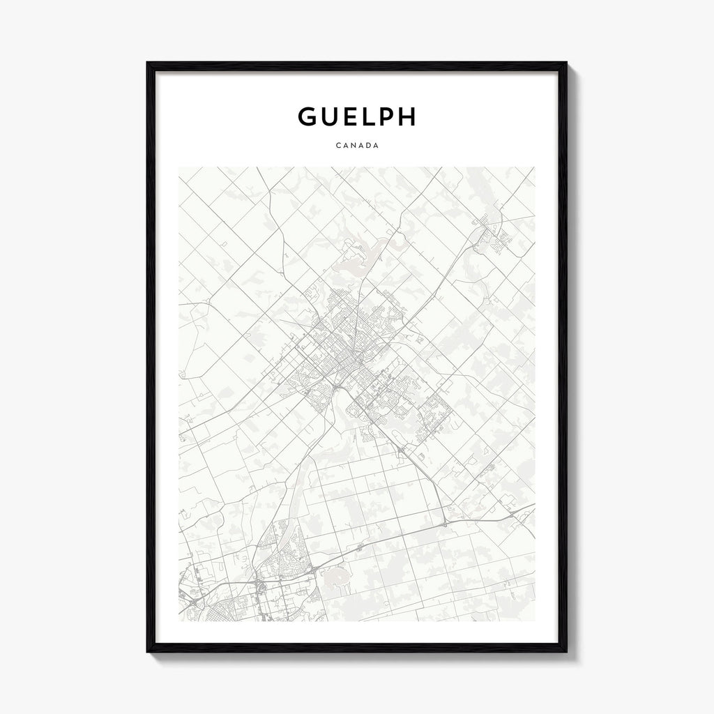 Guelph Map Poster