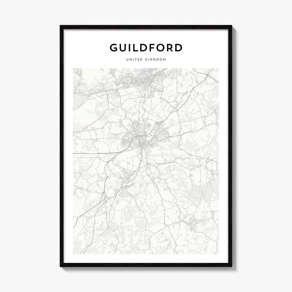 Guildford Map Poster