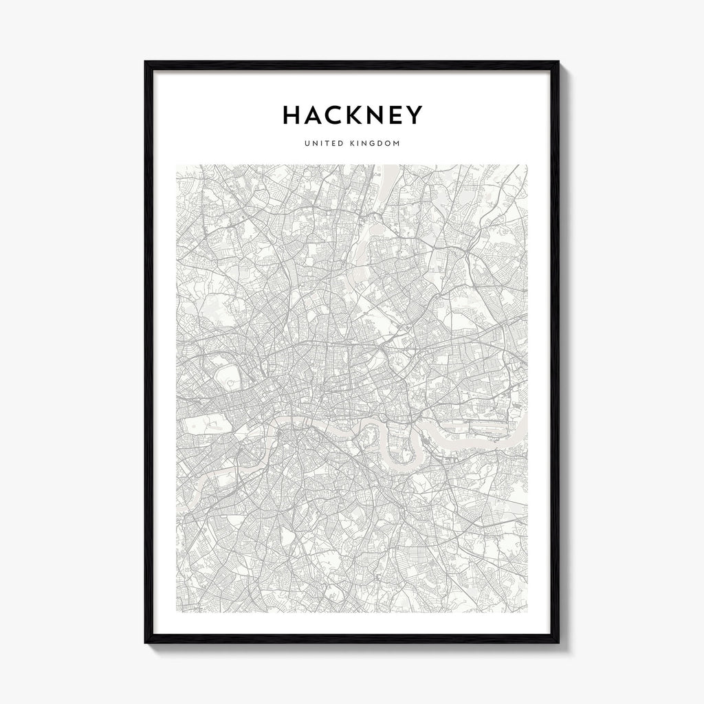 Hackney Map Poster