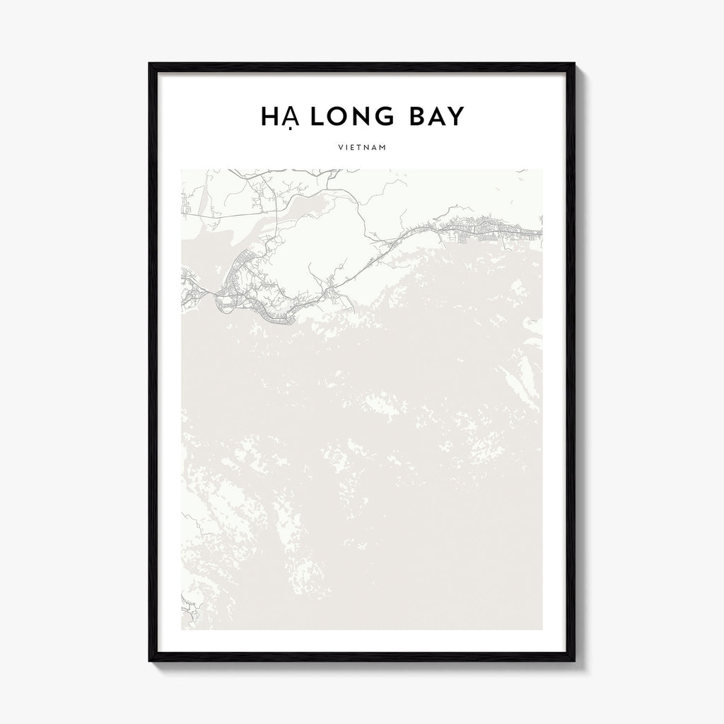 Halong Bay Map Poster